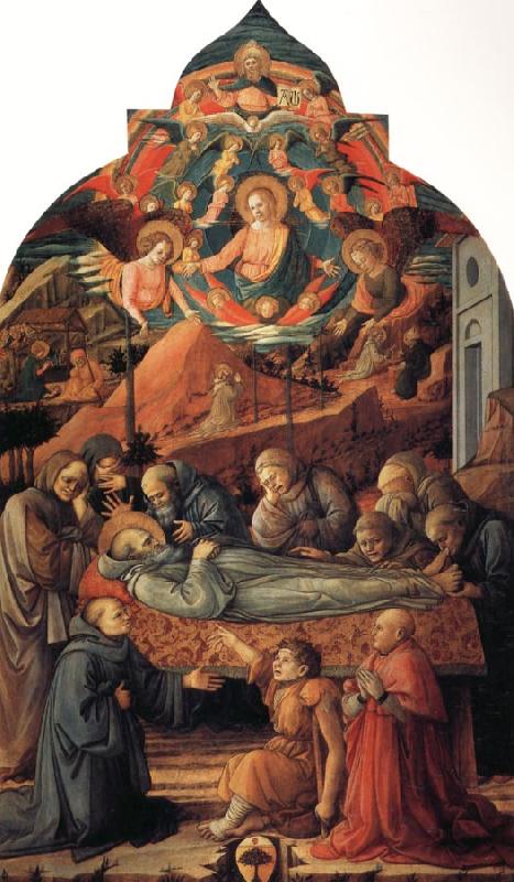 Fra Filippo Lippi The Death of St Jerome. Germany oil painting art